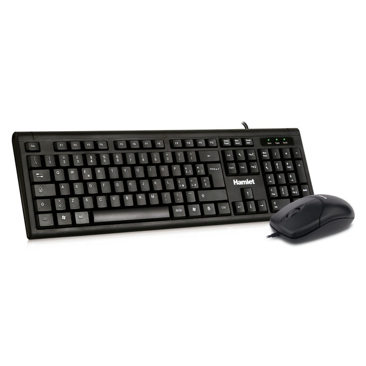 HAMLET KIT TASTIERA E MOUSE USB SERIE 200 BUSINESS